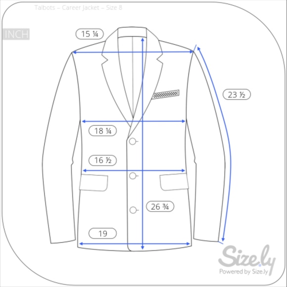 NWT $178 TALBOTS Stretch Silk Blend Blazer Size 6 - Picture 8 of 8